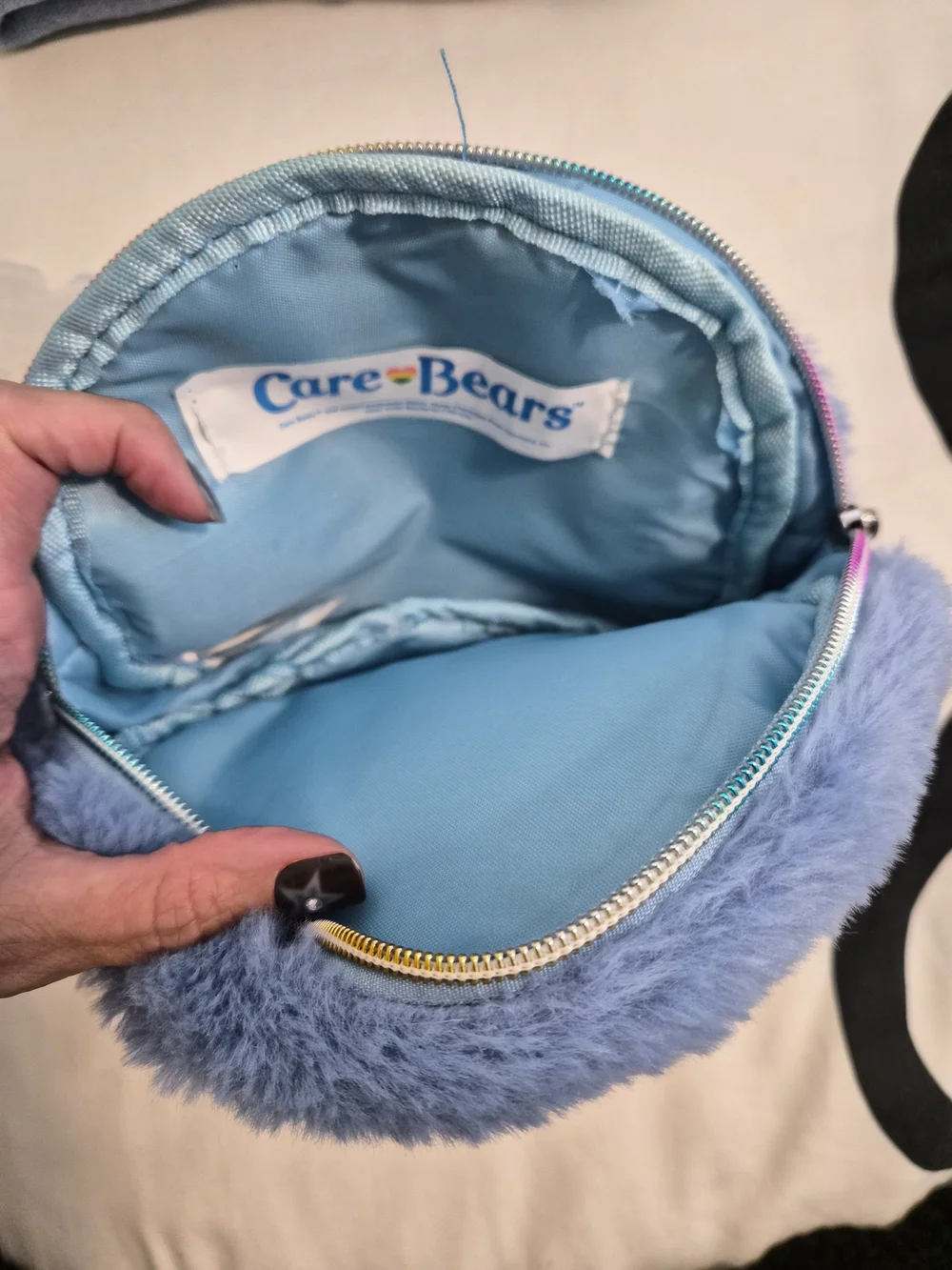 Care Bears Unisex Grumpy Bear Halloween Costume Cosplay Beanie Fanny Pack
